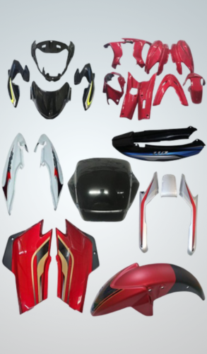 two wheeler body plastic